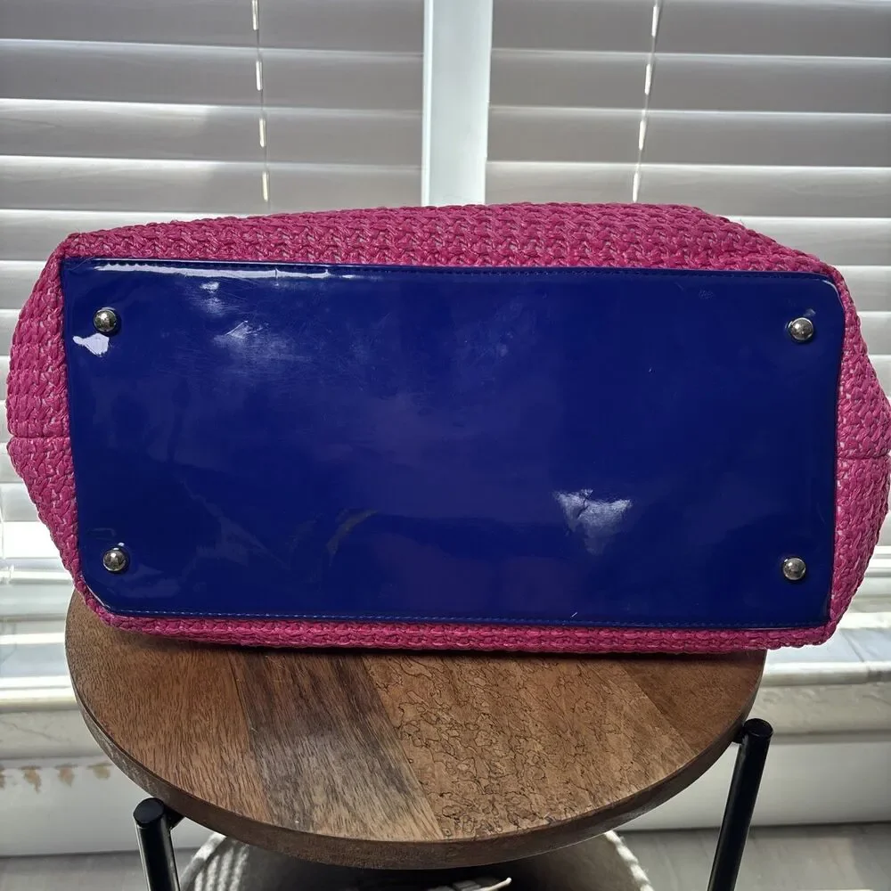 Mimosa Vacay Beach Tote Bag Colorful Summer Travel Purse Resort Style